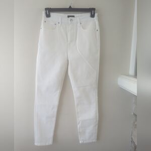 NWT Free assembly women's high-rise skinny jeans beige size 12 short